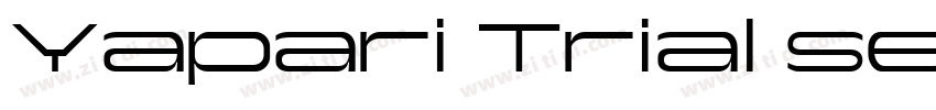 Yapari Trial semibol字体转换